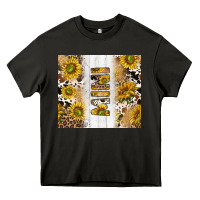 Asphalt western mother's day mini with cowhide and sunflowers tumbler tbs Heavy Core Tee - TumblerDesignByShophia