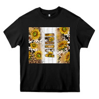 Black western mother's day mini with cowhide and sunflowers tumbler tbs Heavy Core Tee - TumblerDesignByShophia
