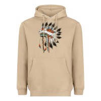 Mushroom indian headress Heavyweight Hoodie - AdoDesignShop