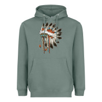 Sage indian headress Heavyweight Hoodie - AdoDesignShop