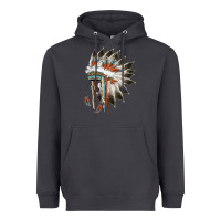 Indian Headress Heavyweight Hoodie | Teevron