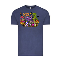 Vintage Denim trick rawr treat Vintage Tee - FaDigitalArtStudio
