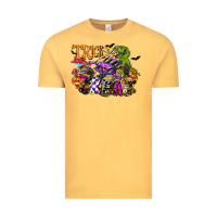 Vintage Mustard trick rawr treat Vintage Tee - FaDigitalArtStudio