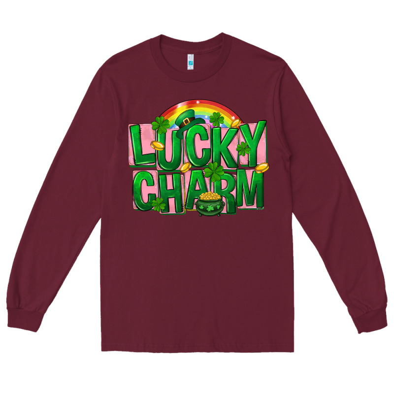 St Patricks Lucky Charm Long Sleeve Tee by FaDigitalArtStudio | Teevron