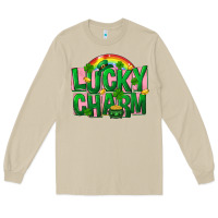 Mushroom St Patricks Lucky Charm Long Sleeve Tee - FaDigitalArtStudio