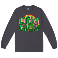 Smoke St Patricks Lucky Charm Long Sleeve Tee - FaDigitalArtStudio