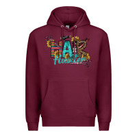 Burgundy Hair Hustler Premium Hoodie - SublimationCraftShop