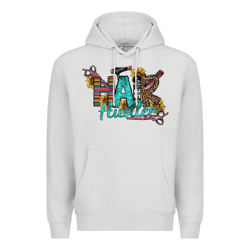 Hair Hustler Premium Hoodie by SublimationCraftShop | Teevron