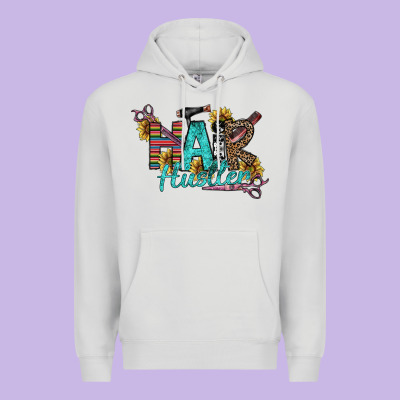 Hair Hustler Premium Hoodie Designed By Sublimationcraftshop