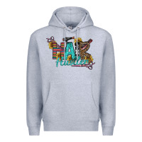 Heather Grey Hair Hustler Premium Hoodie - SublimationCraftShop