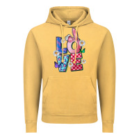 Vintage Mustard easter love Vintage Hoodie - FaDigitalArtStudio