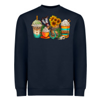 Navy rodeo coffee cups Heavyweight Sweatshirt - AdoDesignShop