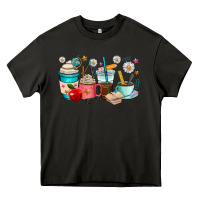Teacher Coffee Cups Heavy Core Tee | Teevron