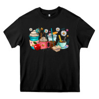 Black teacher coffee cups Heavy Core Tee - RanaPortraitStore