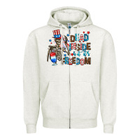 Oatmeal Heather dead inside but its freedom Zipper Hoodie - AdoDesignShop