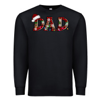 Black christmas dad Premium Sweatshirt - AdoDesignShop