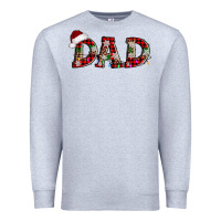 Heather Grey christmas dad Premium Sweatshirt - AdoDesignShop
