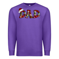Purple christmas dad Premium Sweatshirt - AdoDesignShop