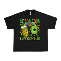 Black St. Patrick's Breakfast of leprechaun Urban Heavy Tee - OliviaCreatesArt