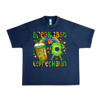 Navy St. Patrick's Breakfast of leprechaun Urban Heavy Tee - OliviaCreatesArt