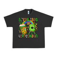 Pigment Black St. Patrick's Breakfast of leprechaun Urban Heavy Tee - OliviaCreatesArt
