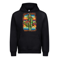Black Christmas cactus Urban Hoodie - JahusDesignShop