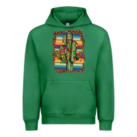 Emerald Christmas cactus Urban Hoodie - JahusDesignShop