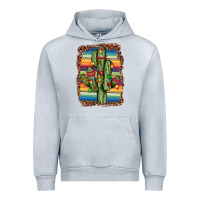 Heather Grey Christmas cactus Urban Hoodie - JahusDesignShop