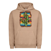 Pigment Burro Christmas cactus Urban Hoodie - JahusDesignShop