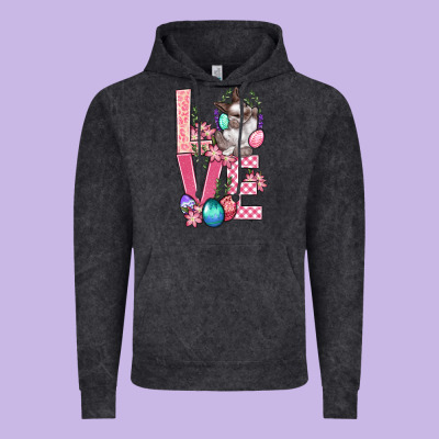 Love Easter Vintage Hoodie Designed By Bundleandbundleshop