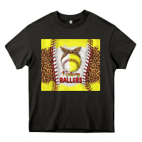 Asphalt raising ballers with baseball and softball leopard tumbler tbs Heavy Core Tee - TumblerDesignByShophia