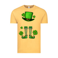 Vintage Mustard Custom name St. Patrick's leprechaun Vintage Tee - OliviaCreatesArt