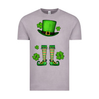 Vintage Zinc Custom name St. Patrick's leprechaun Vintage Tee - OliviaCreatesArt