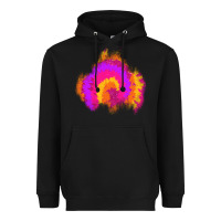 Black tie dye glitter patch Heavyweight Hoodie - AdoDesignShop