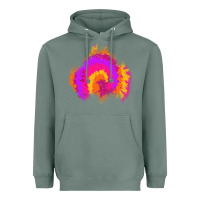 Sage tie dye glitter patch Heavyweight Hoodie - AdoDesignShop