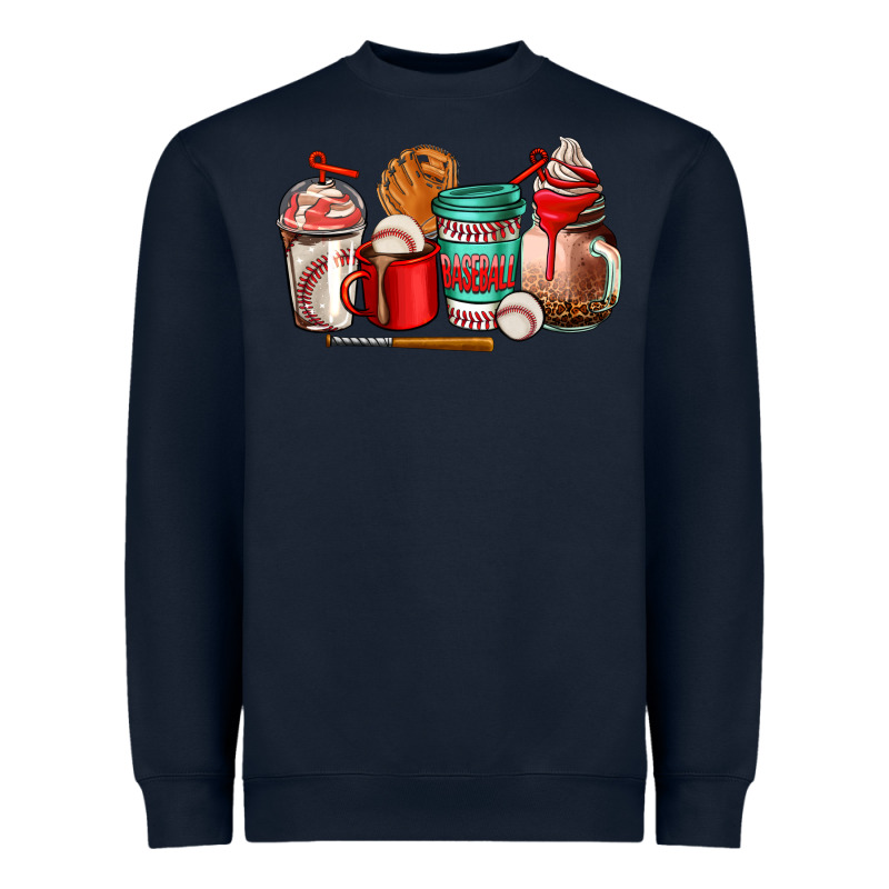Baseball Coffee Cup Heavyweight Sweatshirt by AdoDesignShop | Teevron