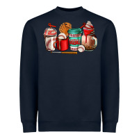 Navy baseball coffee cup Heavyweight Sweatshirt - AdoDesignShop