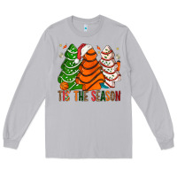 Moon Dust Tis' The Season Basketball Christmas Cakes Long Sleeve Tee - BundleAndBundleShop