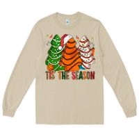 Mushroom Tis' The Season Basketball Christmas Cakes Long Sleeve Tee - BundleAndBundleShop
