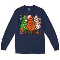 Tis' The Season Basketball Christmas Cakes Long Sleeve Tee | Teevron