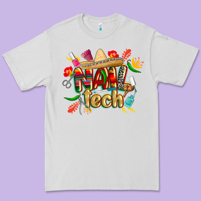 Cinco De Mayo Nail Tech Premium Tee Designed By Cowgirlartshop