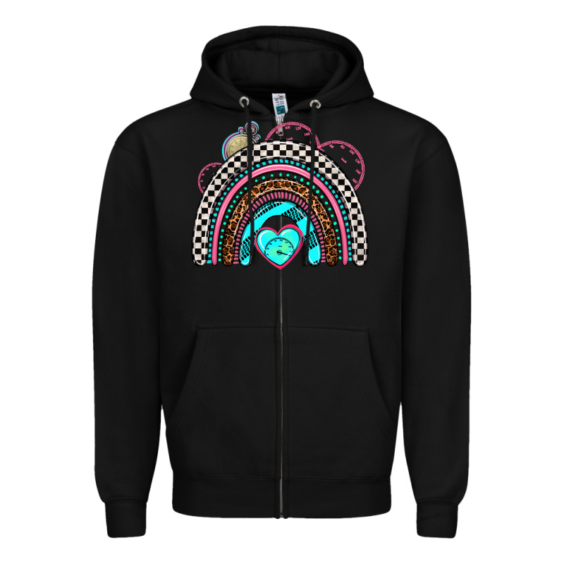 Race Rainbow Zipper Hoodie by AdoDesignShop | Teevron