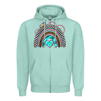 Seafoam race rainbow Zipper Hoodie - AdoDesignShop