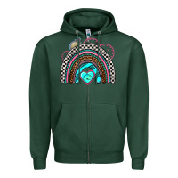 Sports Green race rainbow Zipper Hoodie - AdoDesignShop