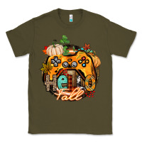 Army Green hello fall gamer Classic Tee - CowGirlArtShop