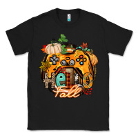 Black hello fall gamer Classic Tee - CowGirlArtShop