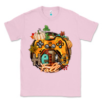 Bubblegum Pink hello fall gamer Classic Tee - CowGirlArtShop