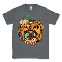Charcoal Heather hello fall gamer Classic Tee - CowGirlArtShop