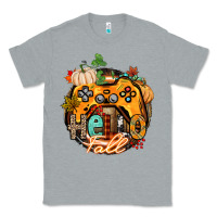 Heather Grey hello fall gamer Classic Tee - CowGirlArtShop