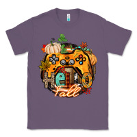 Lavender hello fall gamer Classic Tee - CowGirlArtShop